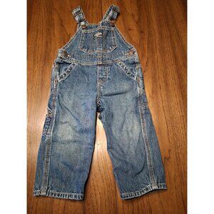 Osh Kosh B'Gosh Denim Bib Overalls Size 18M Blue